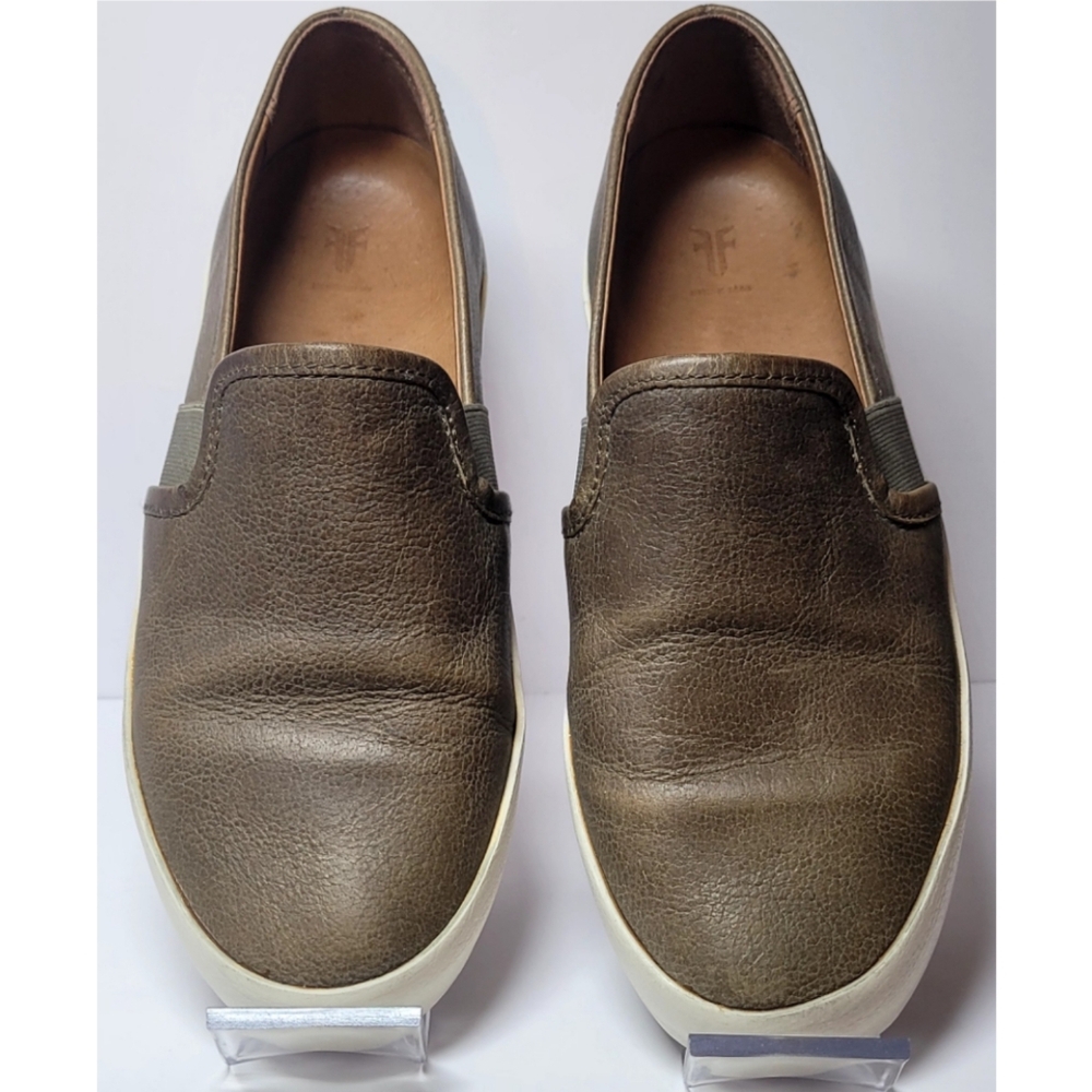 Frye Dylan SLIP ON LEATHER WOMEN SHOES 3479264 ASH SIZE 6 M Heritage Classic